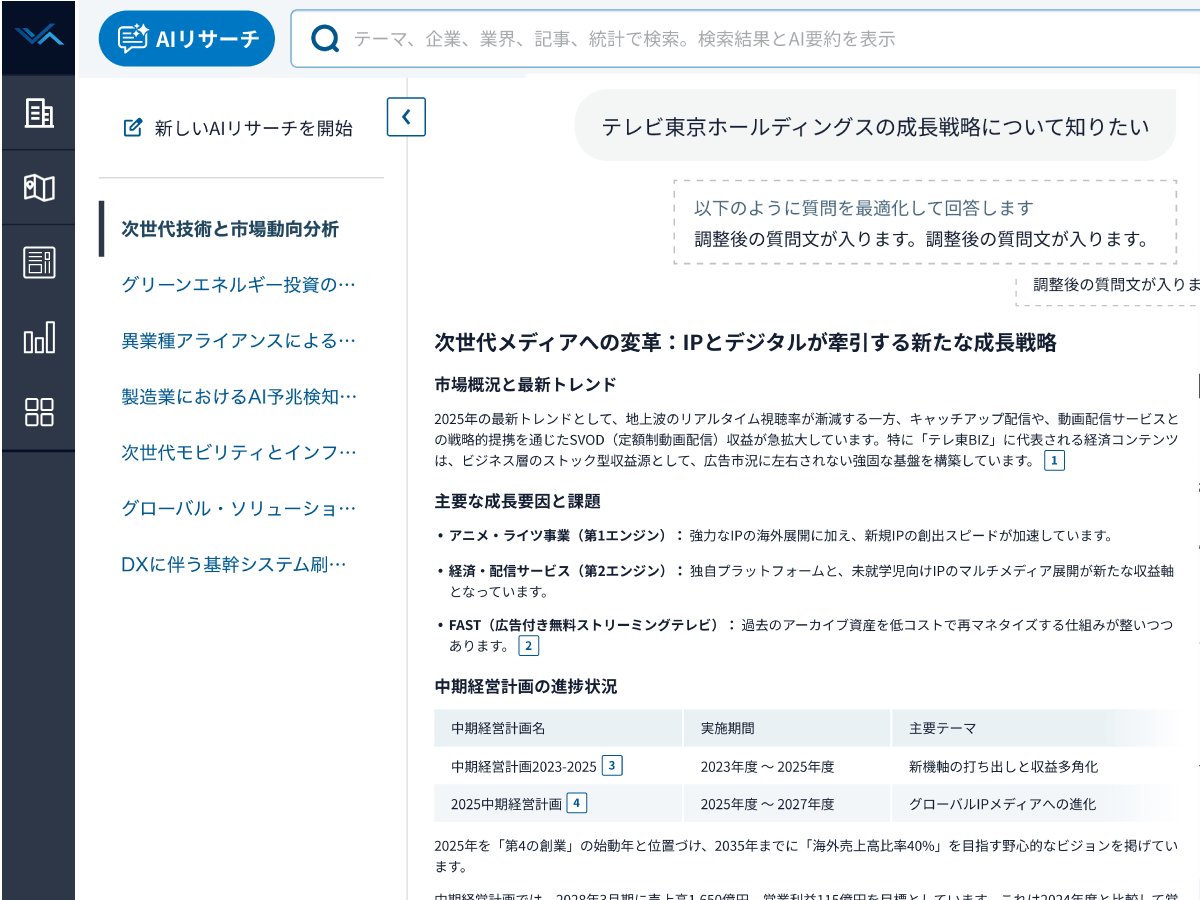 リサーチ業務を効率化する