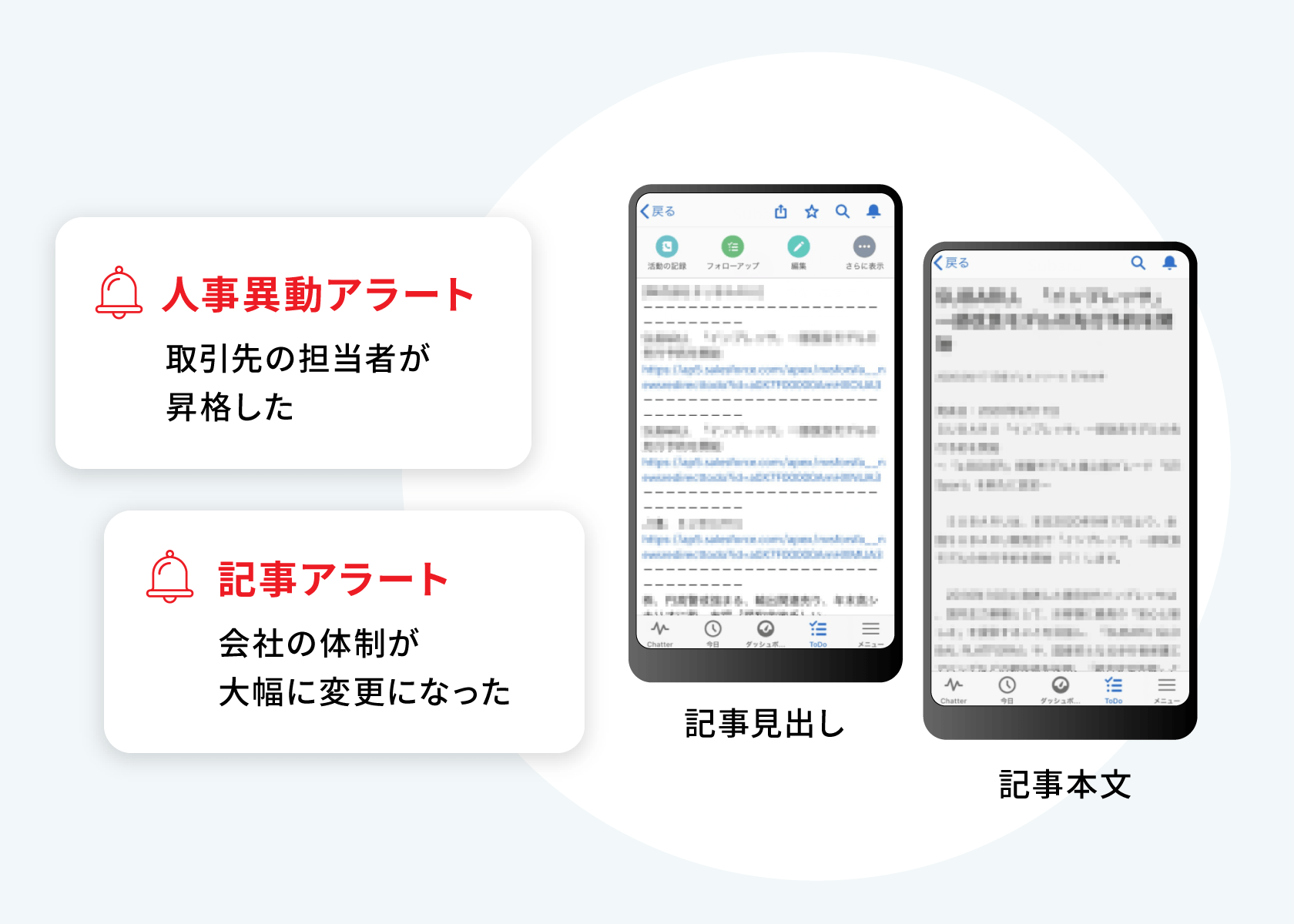 人事異動アラート／記事アラート